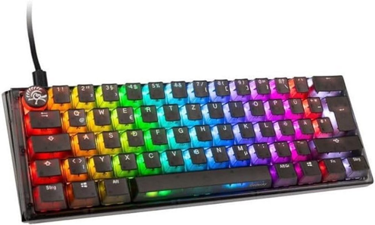 Compact 60% Gaming Toetsenbord met RGB Verlichting en Tactiele Switches