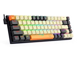 Mechanisch 60% Gaming Toetsenbord met RGB Verlichting en Programmeerbare Macro