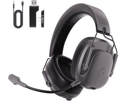 Draadloze Gaming Headset met Microfoon voor PS5, PC en Switch - 40U Batterijduur en RGB-verlichting