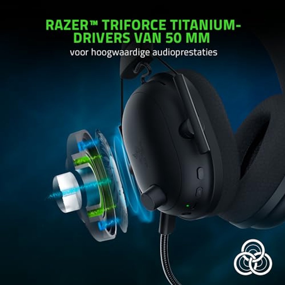 Draadloze Gaming Headset met Superhelder Geluid en Geluidsisolatie