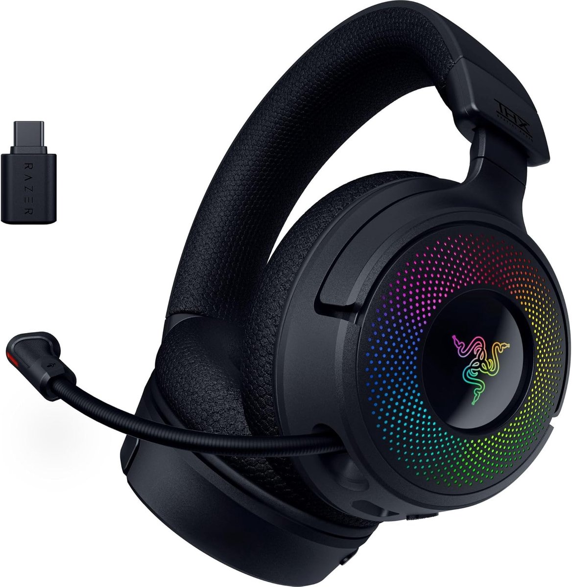 Draadloze Gaming Headset met RGB Verlichting en THX Spatial Audio