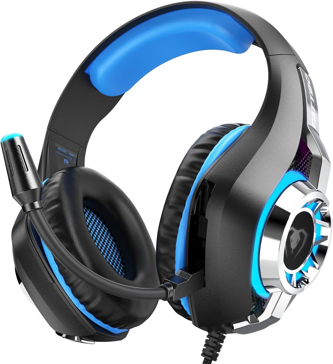 Gaming headset met Diepe Bas voor PS4, PS5, PC en Xbox - Ruisonderdrukkende Microfoon