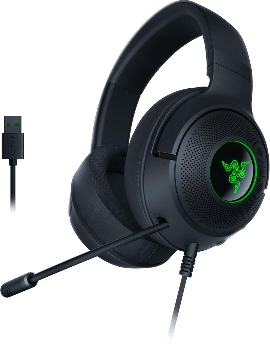 Ultralichte Bedrade Gamingheadset met 7.1 Surround Sound en HyperClear Microfoon