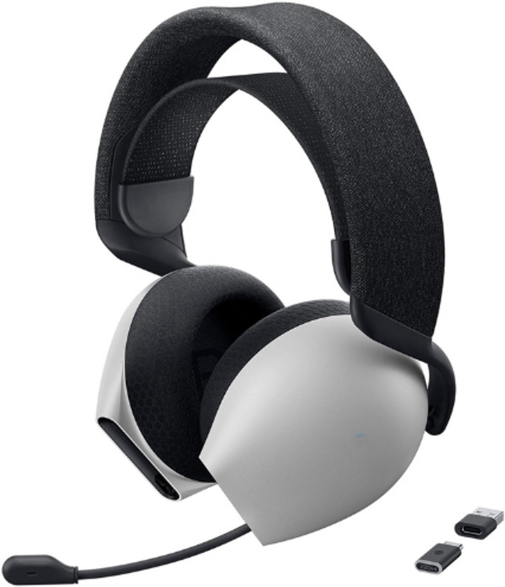 Thuys – Draadloze Gaming Headset – Dolby Atmos, 30 Uur Batterijduur – Lunar Light