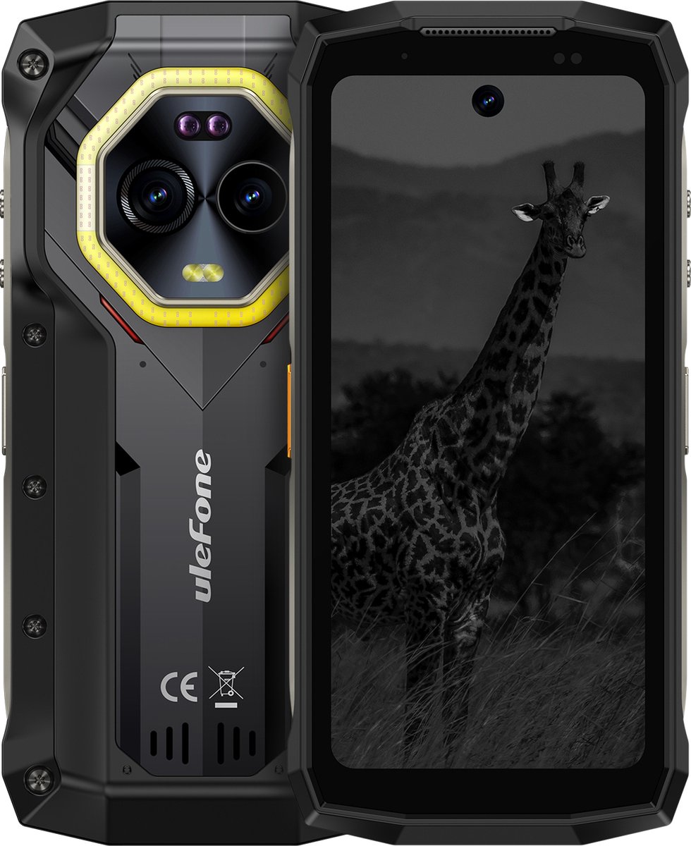 Ulefone Armor Mini 20 Pro Robuuste Smartphone, 5G 8GB/256GB Black