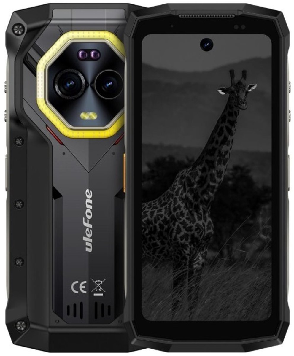 Ulefone Armor Mini 20 11,9 cm (4.7") Dual SIM Android 14 4G USB Type-C 8 GB 256 GB 6200 mAh Zwart