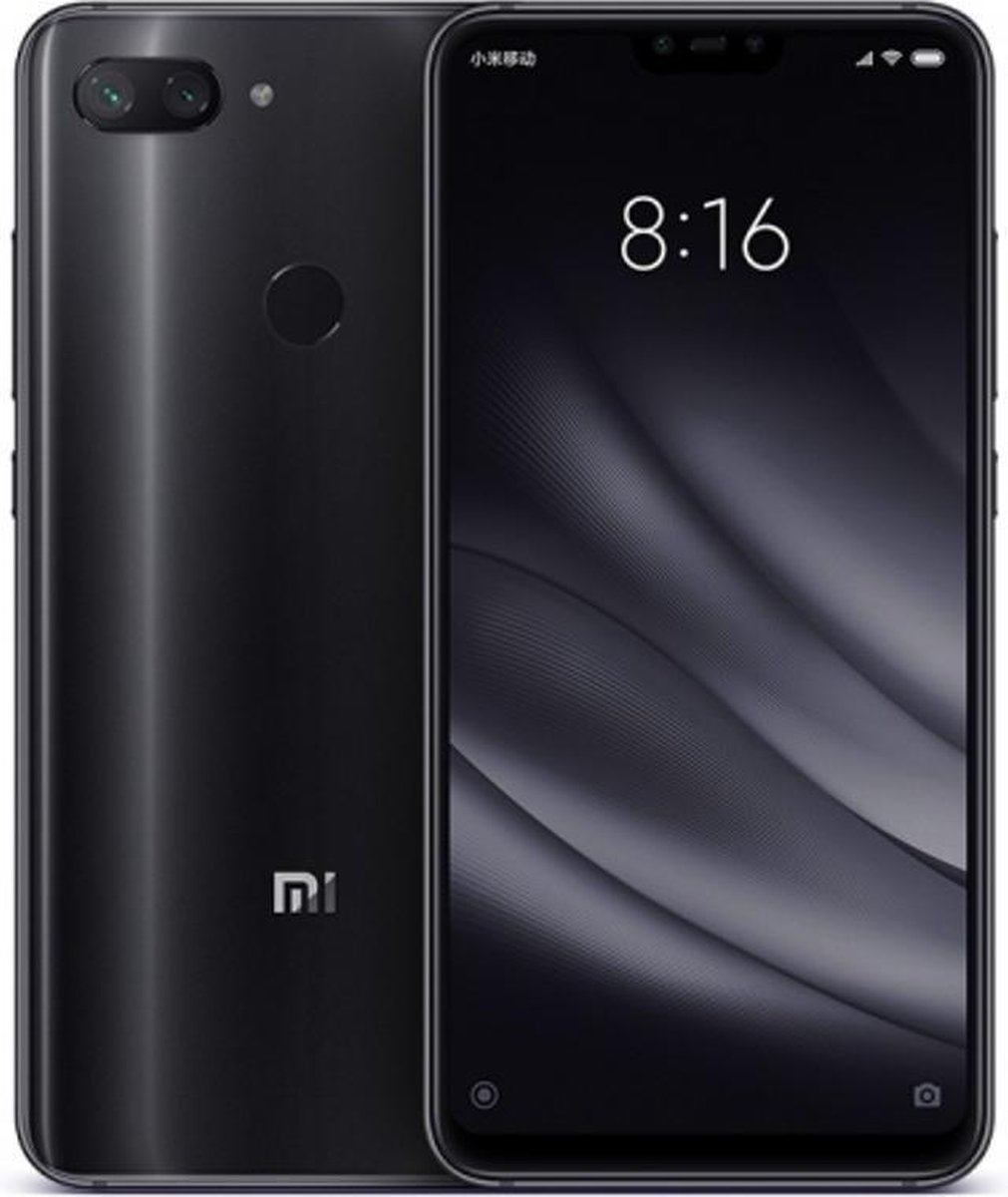 Xiaomi Mi 8 lite - 64GB - Dual Sim - Zwart