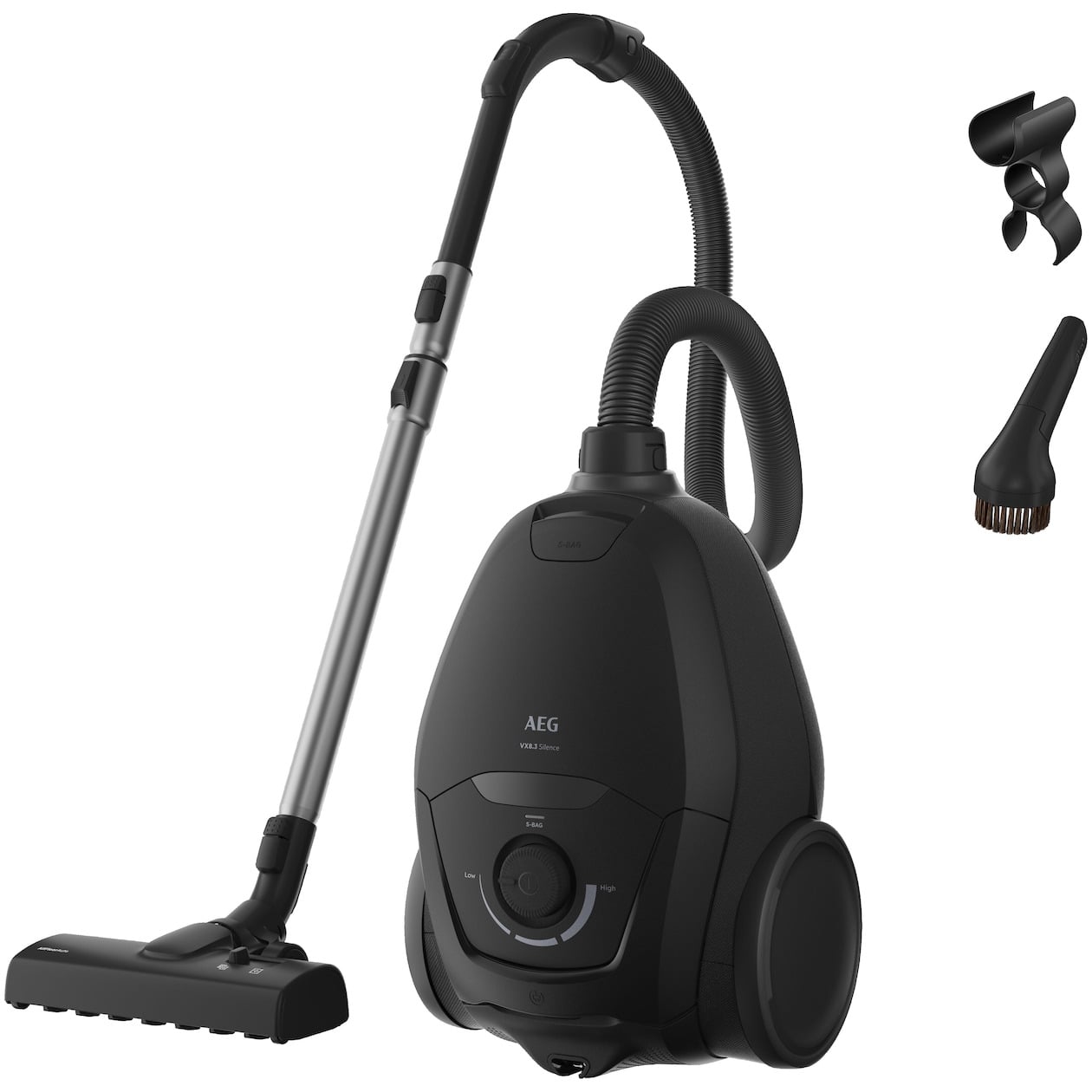 AEG VX83-2EBR Stofzuiger met zak - Zwart