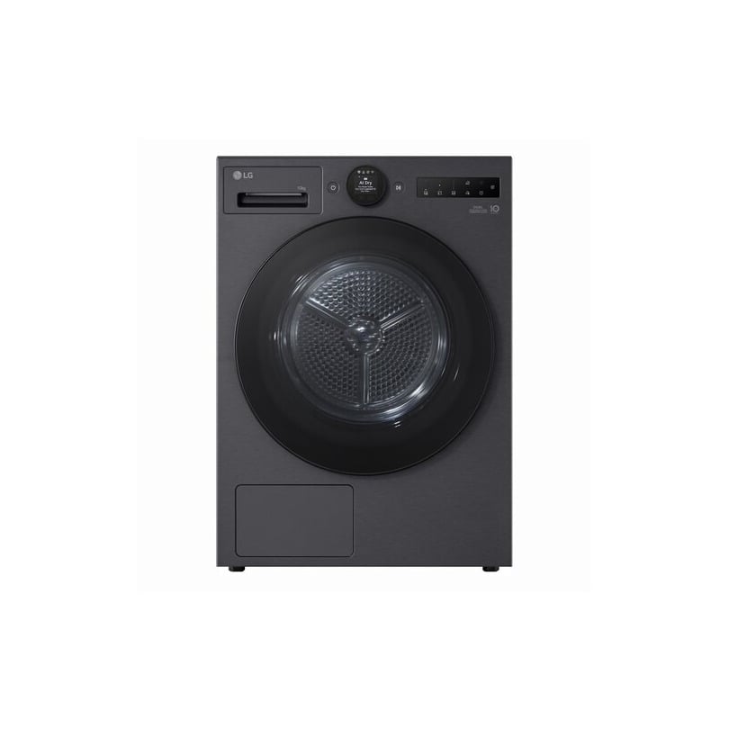 LG RT10X8B Warmtepompdroger - Zwart