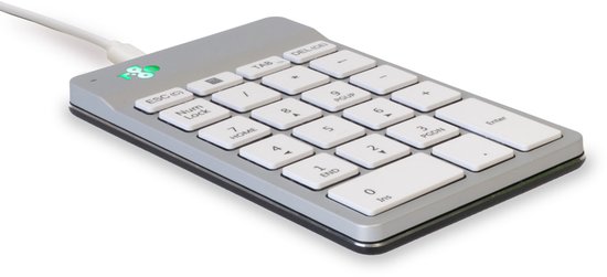 R-GO Tools R-Go Numpad - Ergonomisch numeriek toetsenbord - Break software - USB - Wit