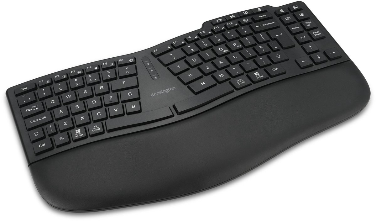 Kensington Pro Fit Ergo KB675 EQ TKL Toetsenbord - Thuis/Werk - Bluetooth - QWERTY - Zwart