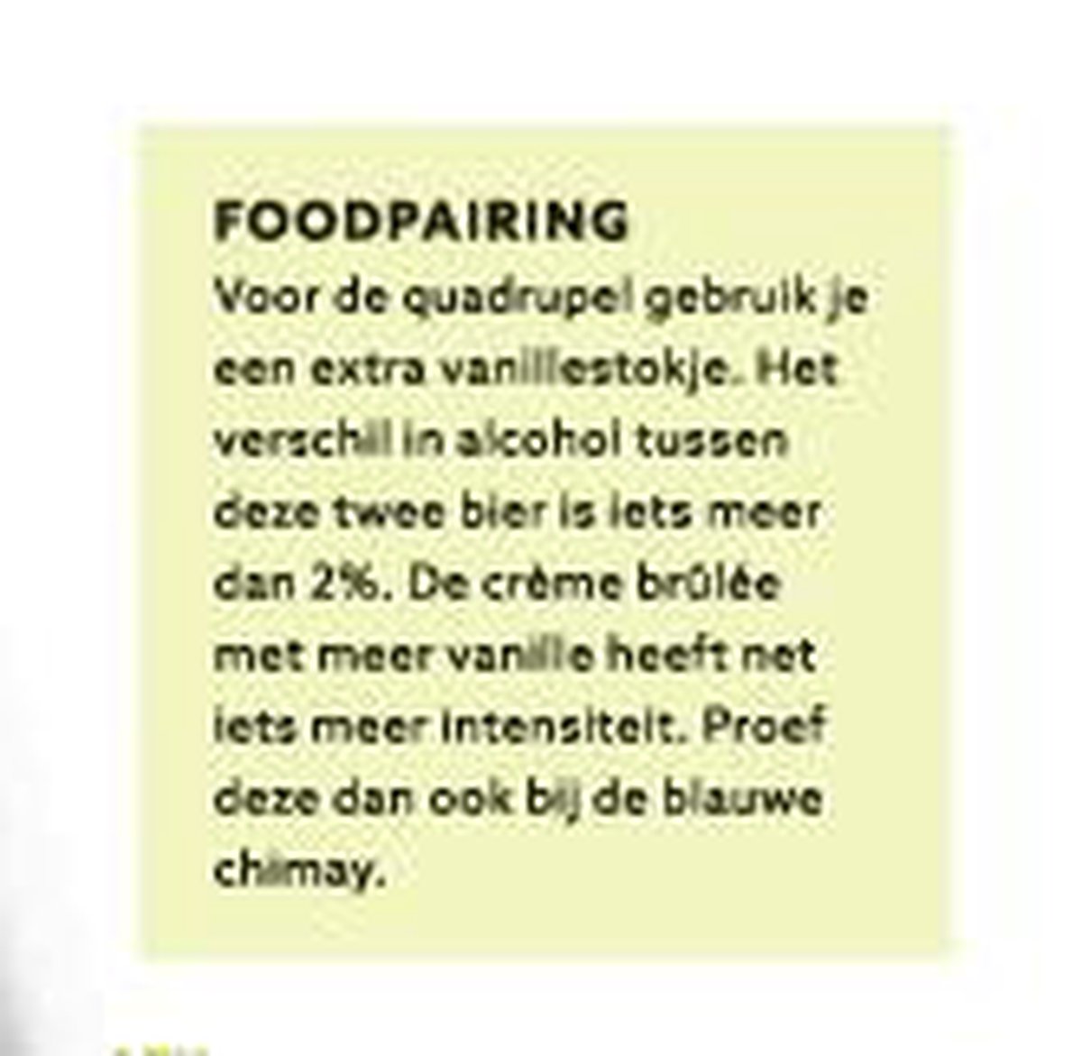 Koken met Krullen Bier aan tafel