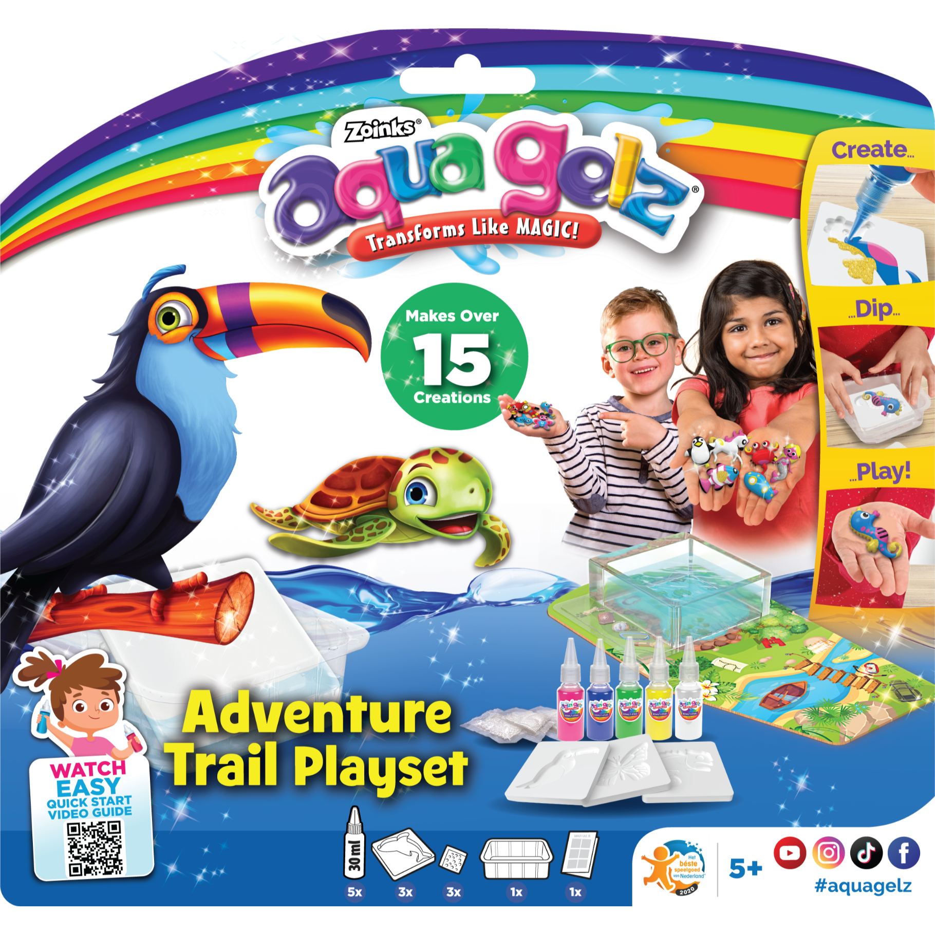 Top1Toys Aqua Gelz avonturen speelset