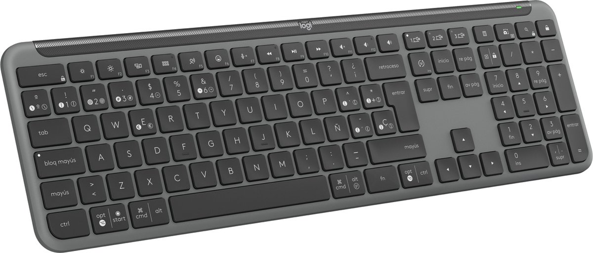 Wireless Keyboard Logitech 920-012455 Graphite QWERTY