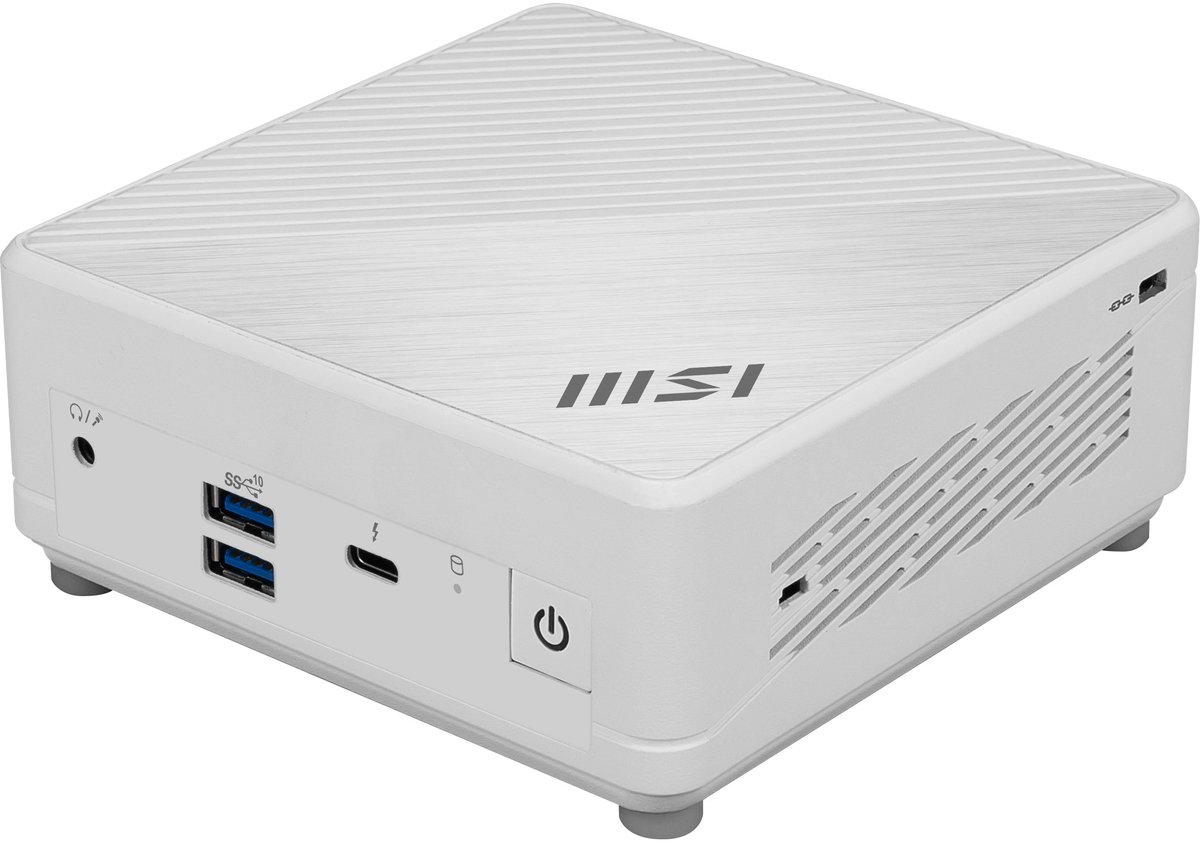 MSI Cubi 5 1M-441BEU Intel Core 3 100U 0,6L maat pc Mini PC barebone Wit