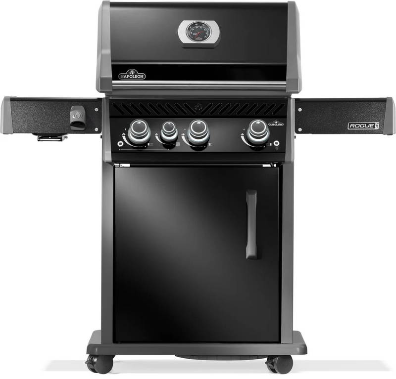 Napoleon Grills Rogue Pro 425 met Sizzle Zone zijbrander zwart barbecue -