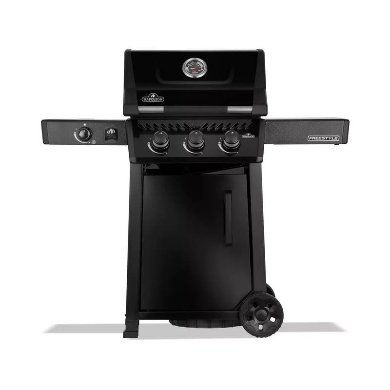 Napoleon Grills Freestyle 365 3 hoofdbranders zijbrander en deur zwart barbecue -