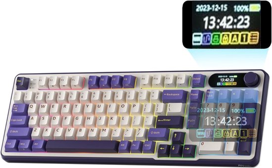 NBAP® Mechanical Keyboard - Mechanisch Toetsenbord Gaming -Paars