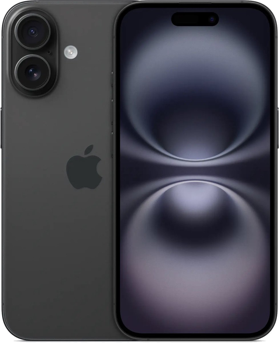 Apple iPhone 16 - 512GB - Zwart