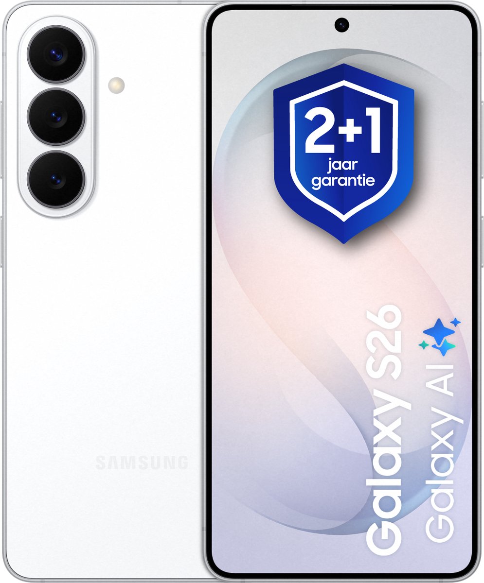 Samsung Galaxy S26 - 512GB - White + 1 jaar extra garantie