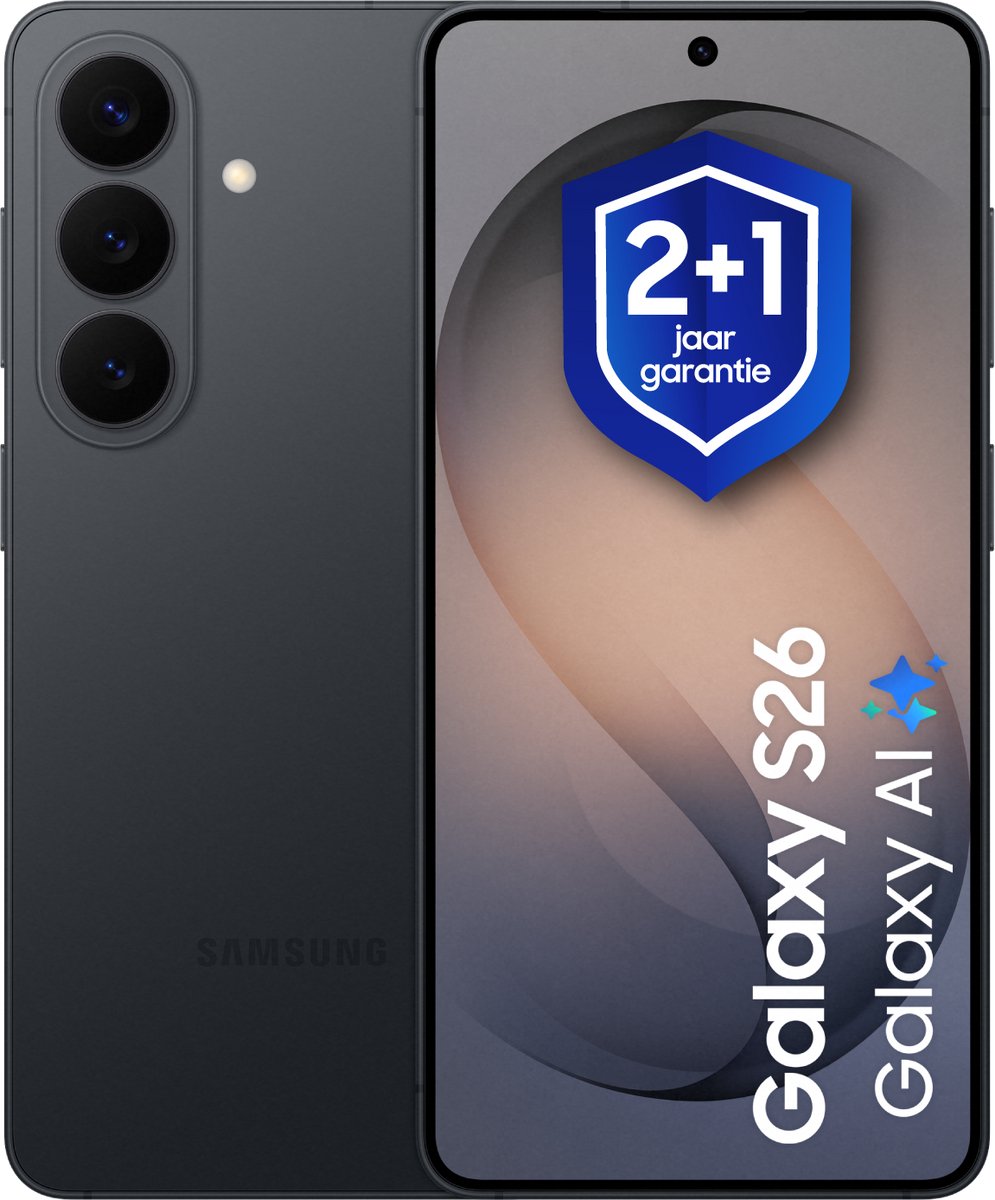 Samsung Galaxy S26 - 512GB - Black + 1 jaar extra garantie