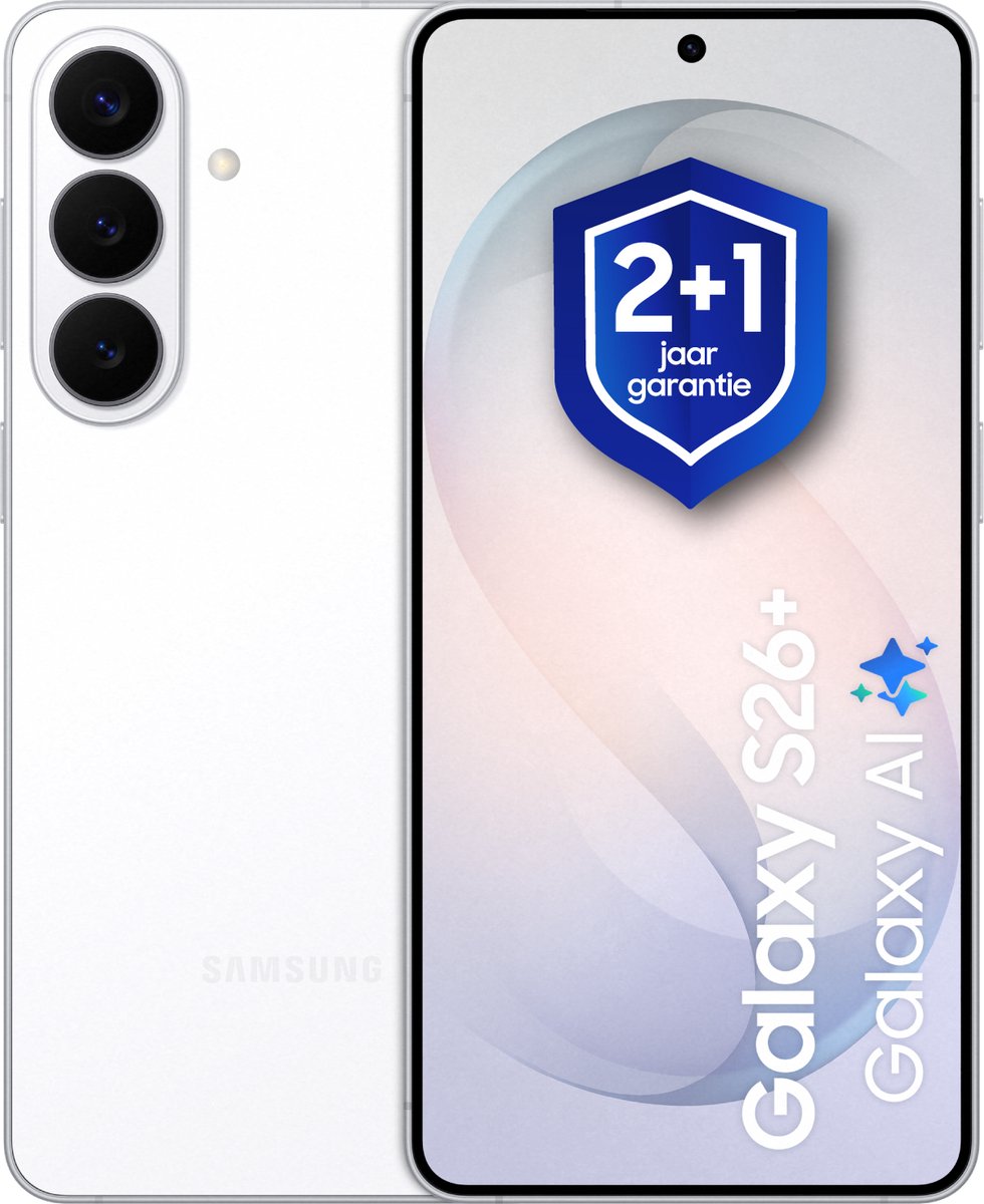Samsung Galaxy S26 Plus - 512GB - White + 1 jaar extra garantie
