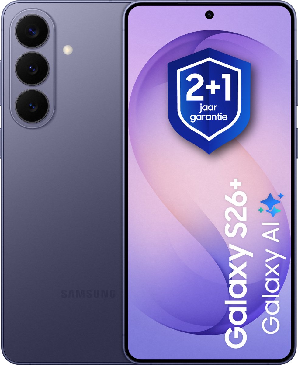 Samsung Galaxy S26 Plus - 512GB - Cobalt Violet + 1 jaar extra garantie