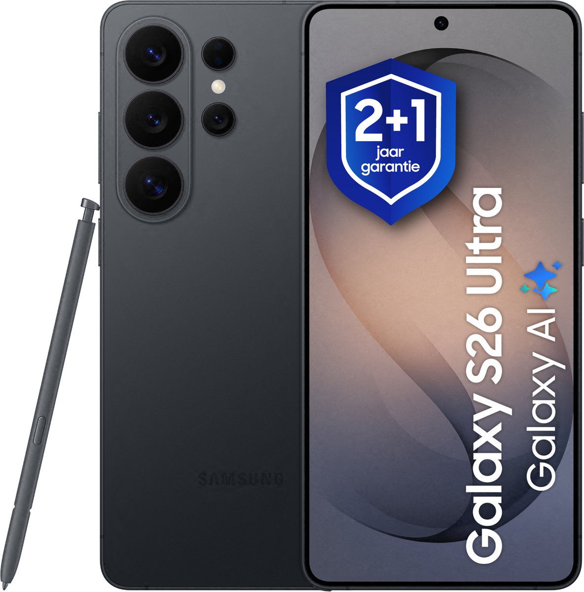 Samsung Galaxy S26 Ultra - 512GB - Black + 1 jaar extra garantie
