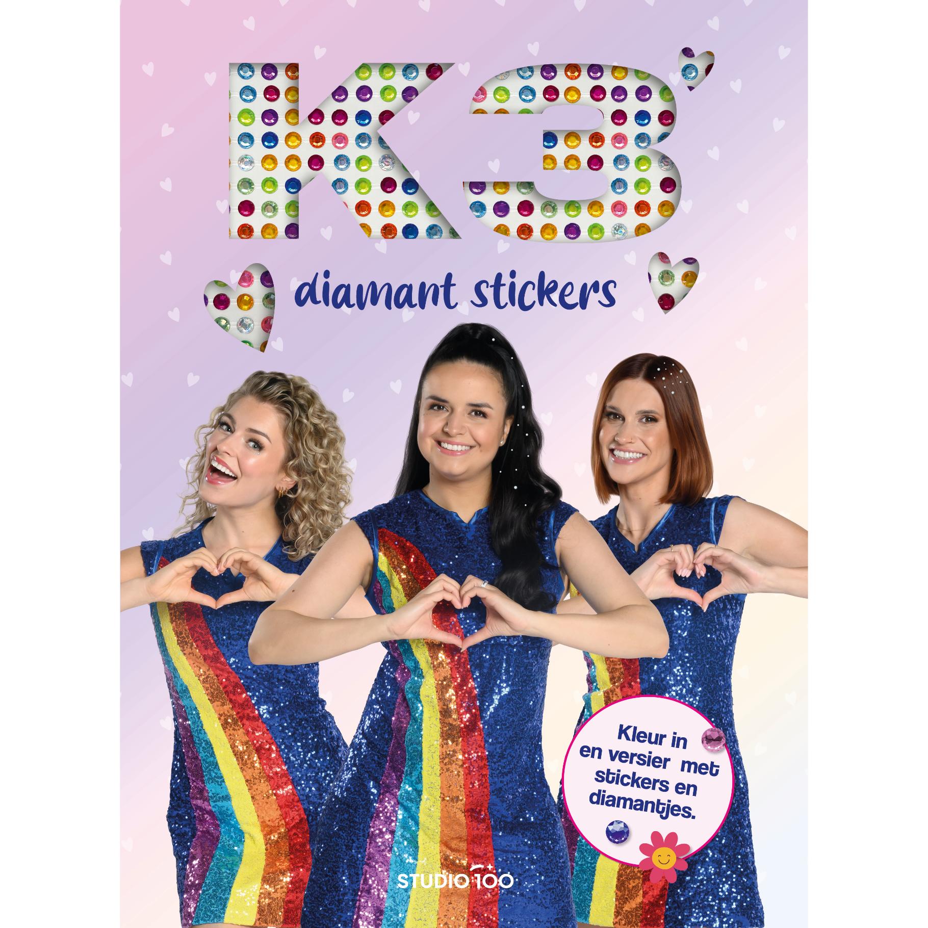 Top1Toys K3 Kleurboek Diamant Stickers FSC Mix 70%
