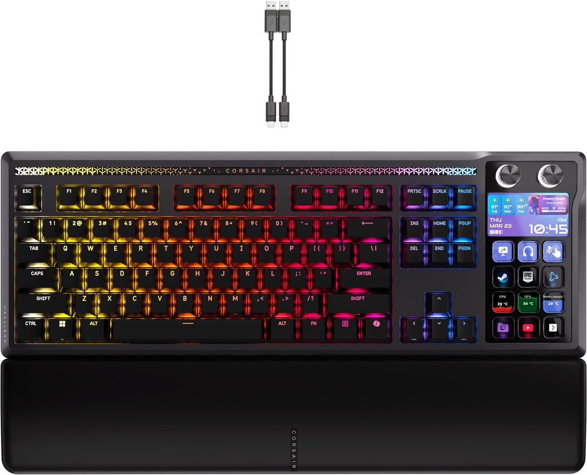 Corsair Galleon 100 SD - Mechanisch Gaming Toetsenbord - Stream Deck Ingebouwd - RGB - US Qwerty