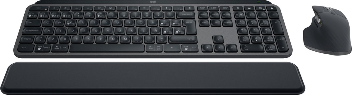 Keyboard Logitech MX Keys S Combo Spanish Grey Graphite QWERTY