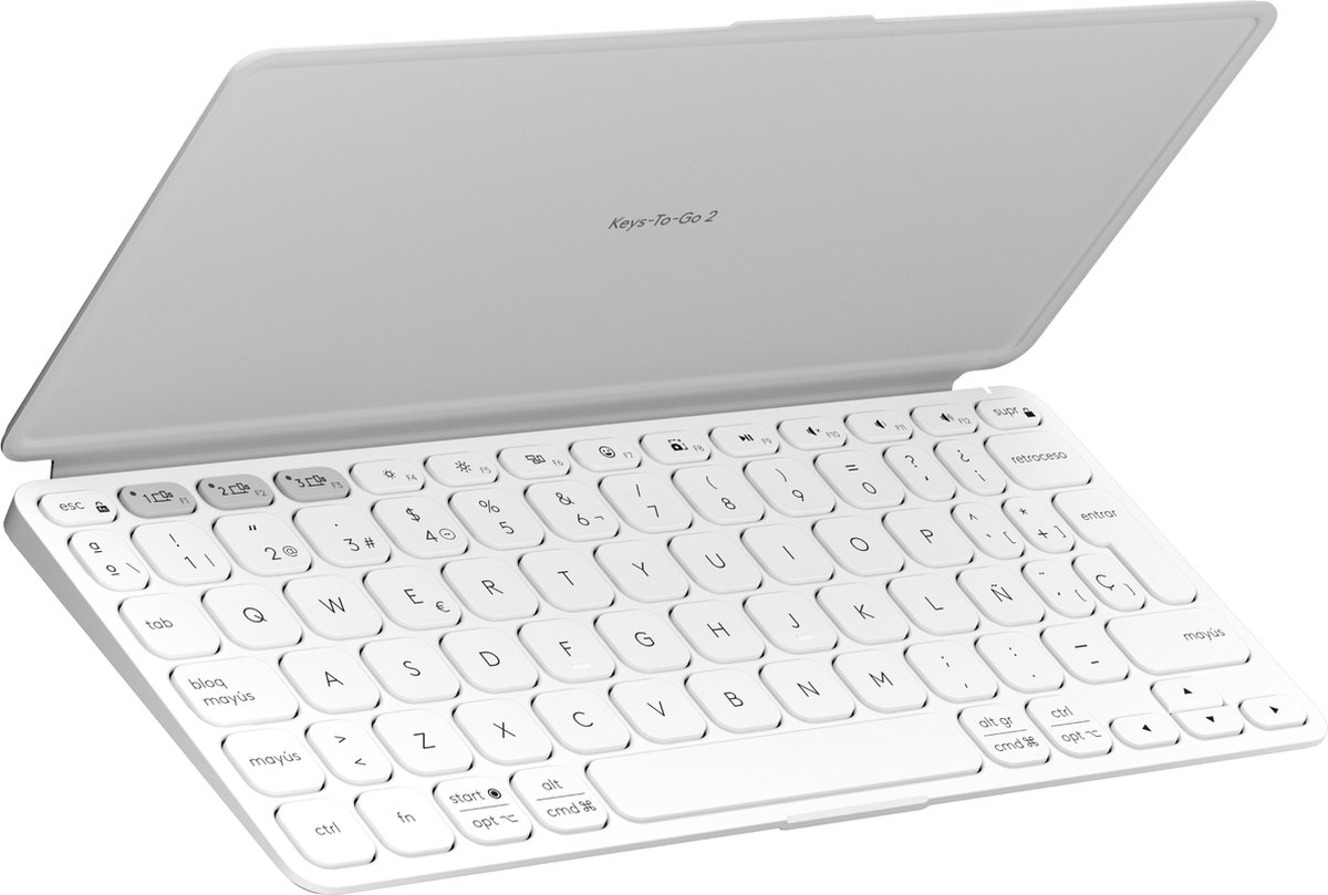 Keyboard Logitech 920-012974 White Grey QWERTY