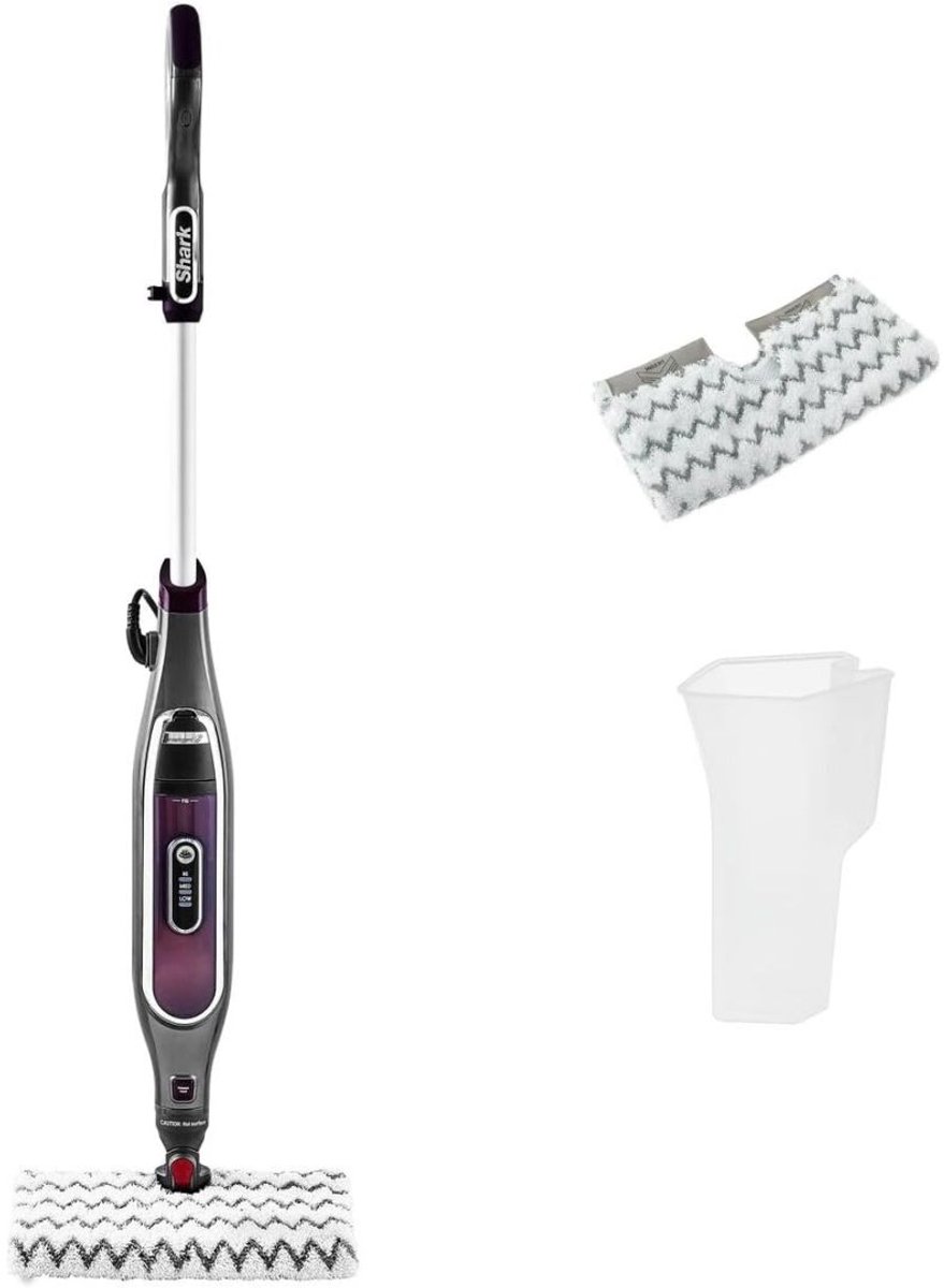 MIRA® Stoomreiniger vloer - Stoomreiniger - Stoomreinigers - Grijs-‎ 119cm x 11cm x 10cm