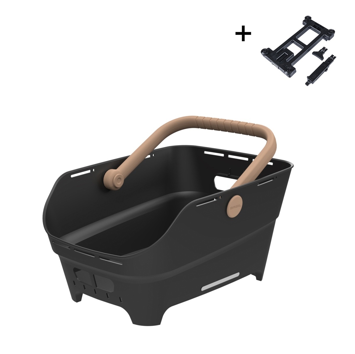 Basil Fietsmand Cento Neo MIK 21L Zwart