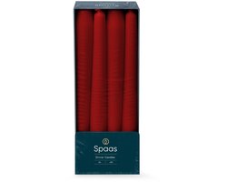 Spaas Dinerkaars d2h25 cm 8u 8st - - Rood