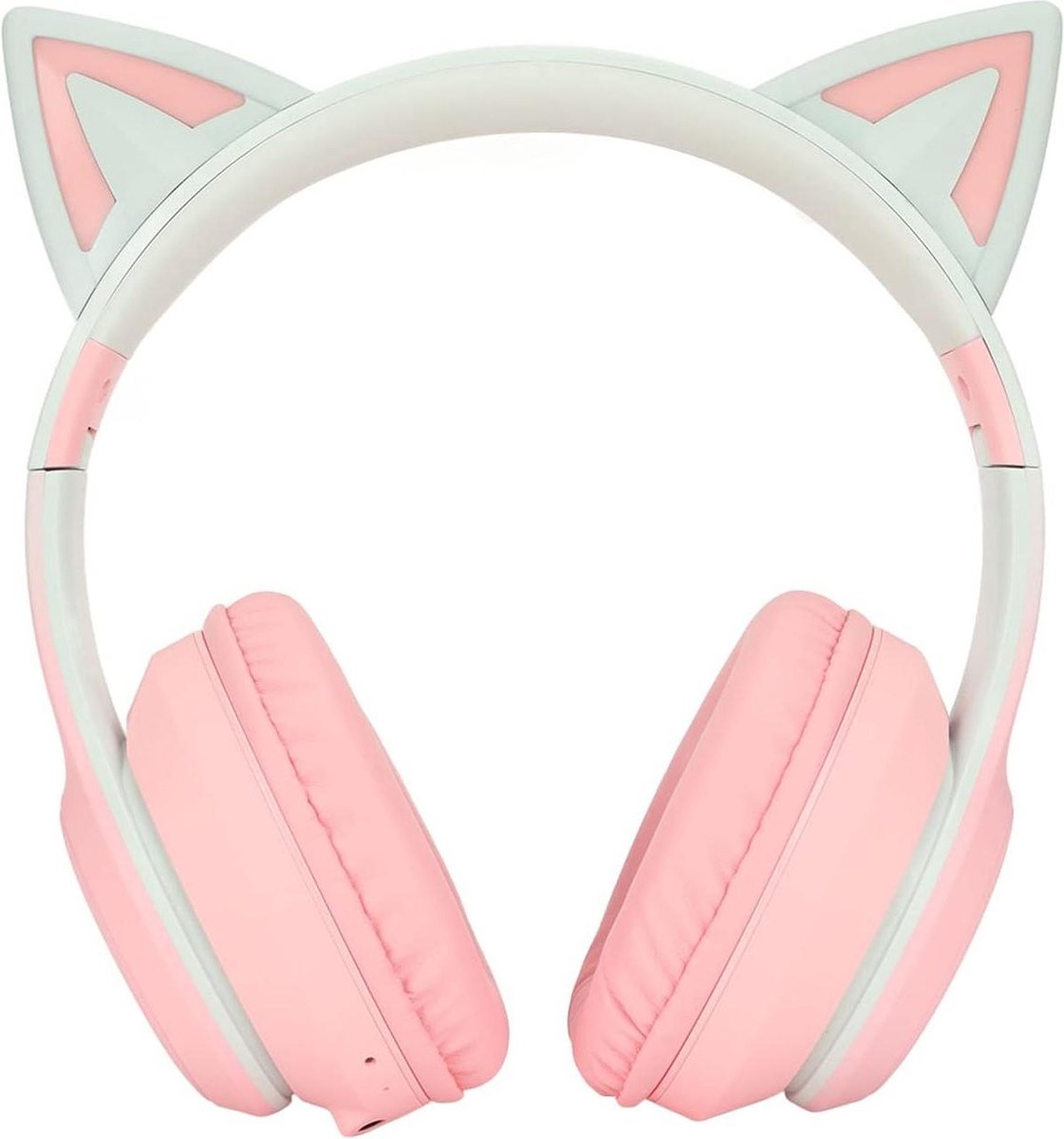 Bluetooth Gamingkoptelefoon Draadloze Opvouwbare Headset met LED Lampje - Roze .
