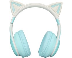 Bluetooth-gamingkoptelefoon Draadloze Opvouwbare Headset met LED-lampje voor Gaming (Groen) .