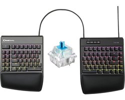 Gesplitst Mechanisch Gaming Toetsenbord met RGB Verlichting