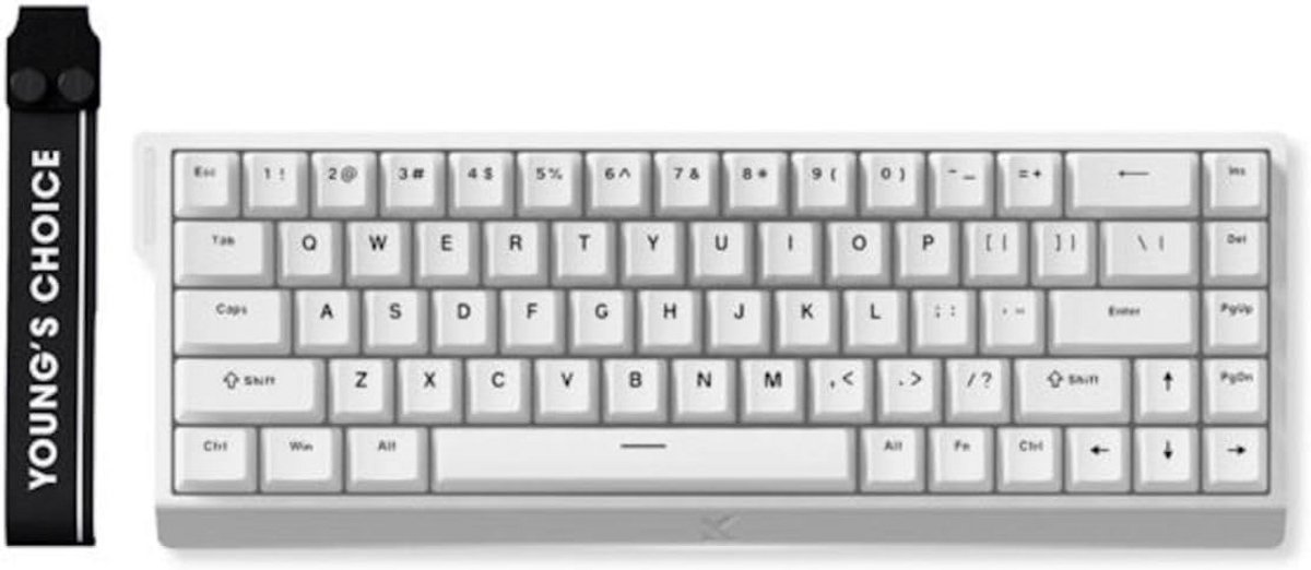 Compact Mechanisch Gaming Toetsenbord 65% Hotswap Magnetische Schakelaars RGB