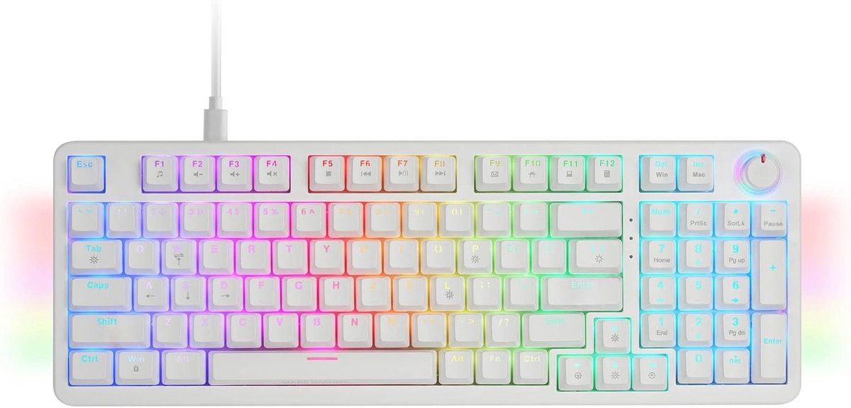 Mechanisch Gaming Toetsenbord US Layout met Hot-Swap Switches en RGB Chroma