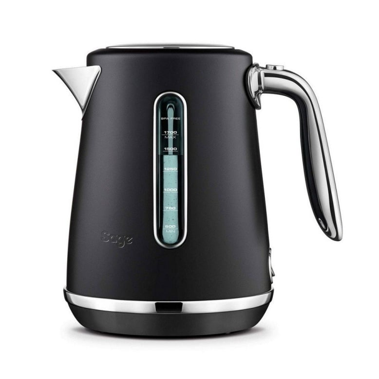 Sage The soft top luxe black truffle Waterkoker - Zwart