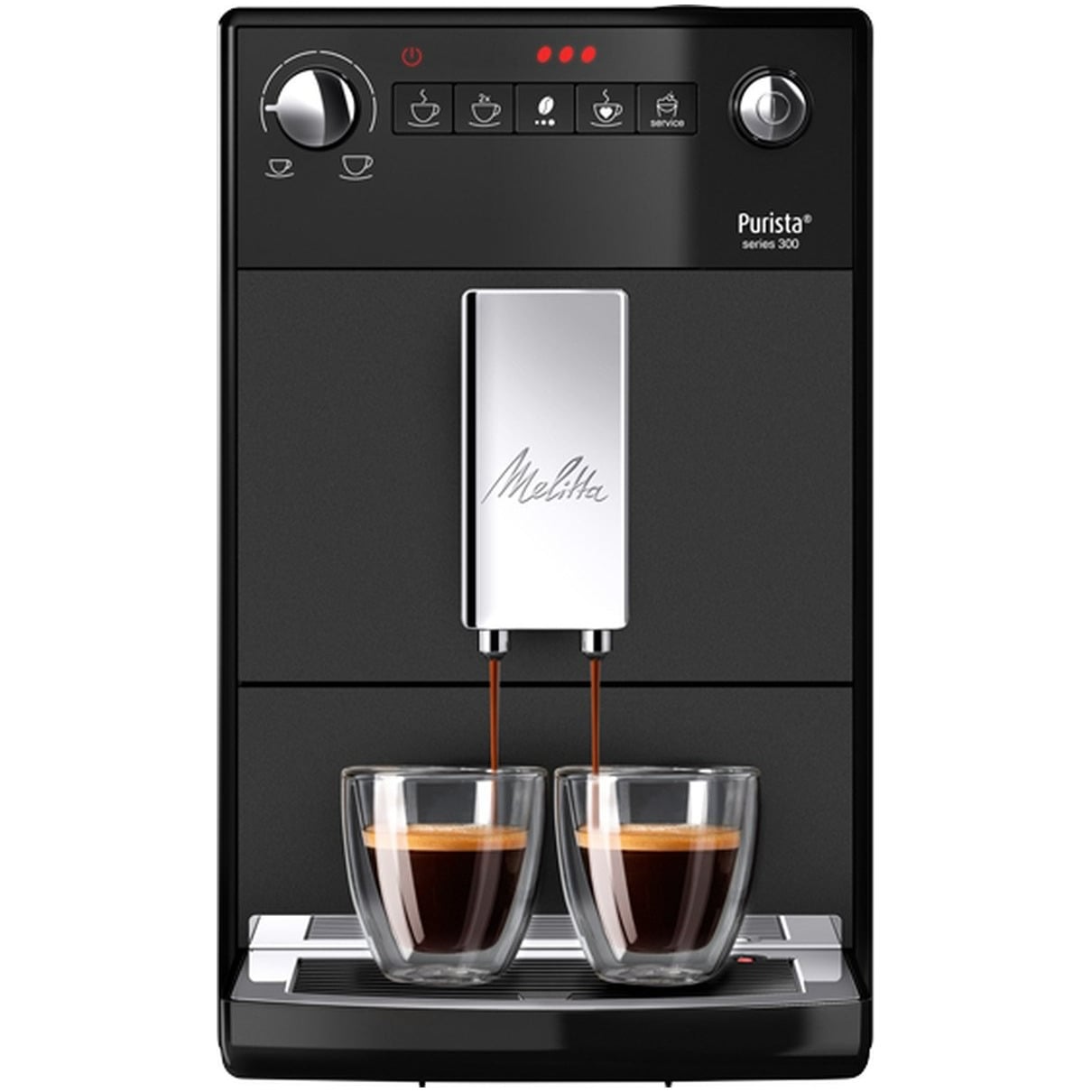 Melitta Purista F230-104 Espresso apparaat - Zwart