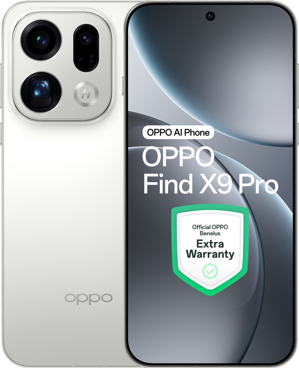 OPPO Find X9 Pro 5G 16+512GB Silk White - Extra Garantie