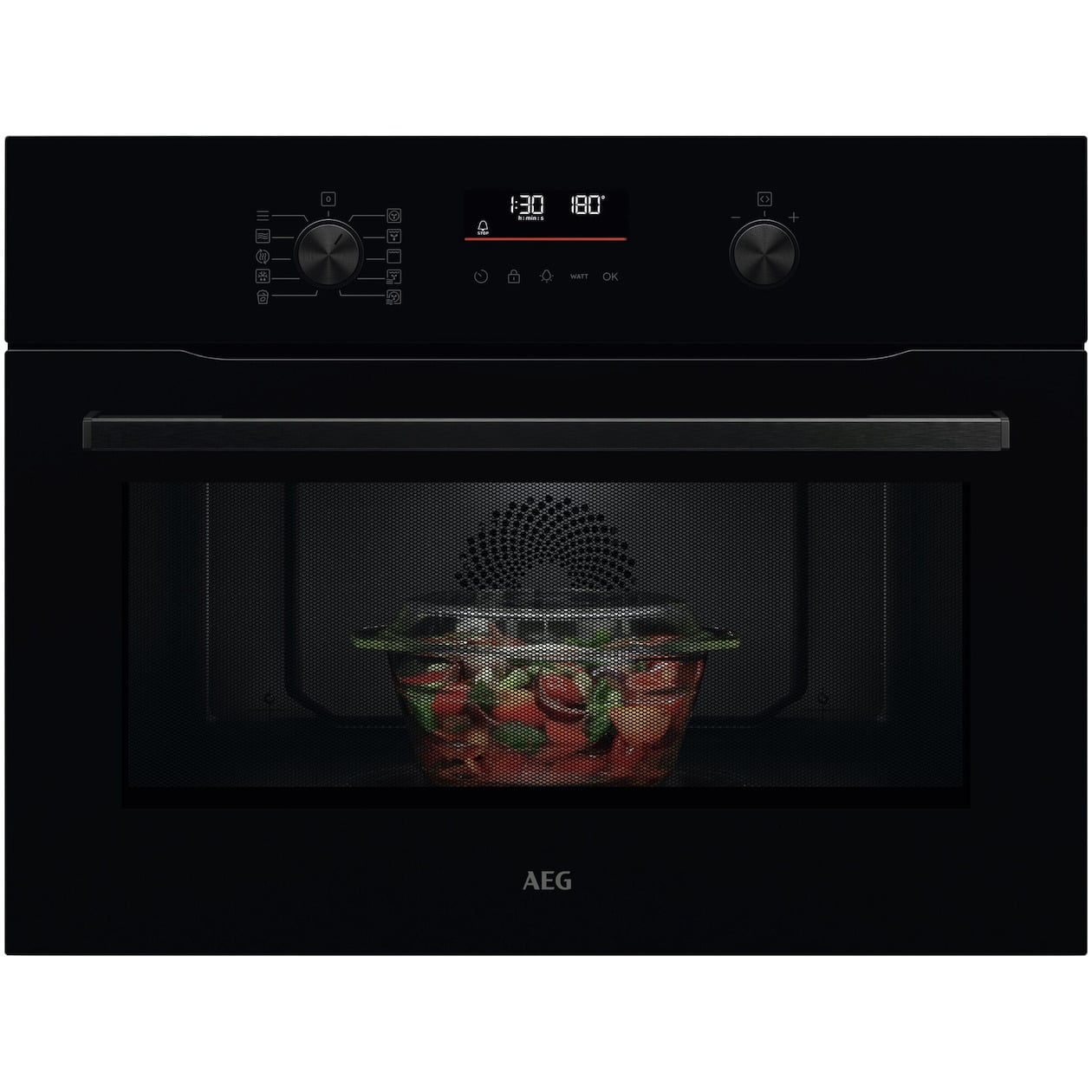 AEG OO5NK40K Inbouw combimagnetrons - Zwart