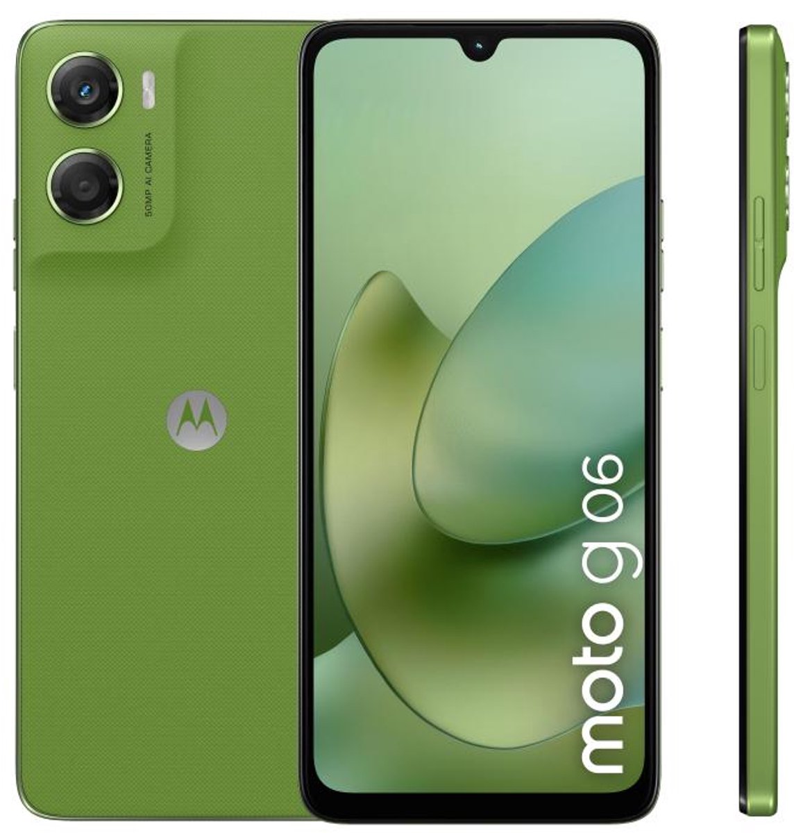 Motorola moto g06 17,5 cm (6.88") Dual SIM Android 15 4G USB Type-C 4 GB 256 GB 5200 mAh - Groen