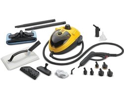 Nexvo® Stoomreiniger vloer - Stoomreiniger - Stoomreinigers - Zwart/Geel -‎ 52cm x 32cm x 28cm