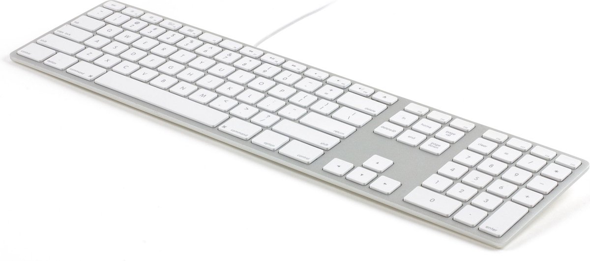 Matias FK316CS Wired USB-C Keyboard - Silver - MAC