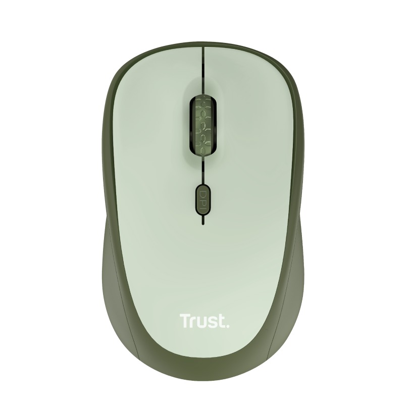 Trust Yvi+ Draadloze Muis Eco Muis - Groen