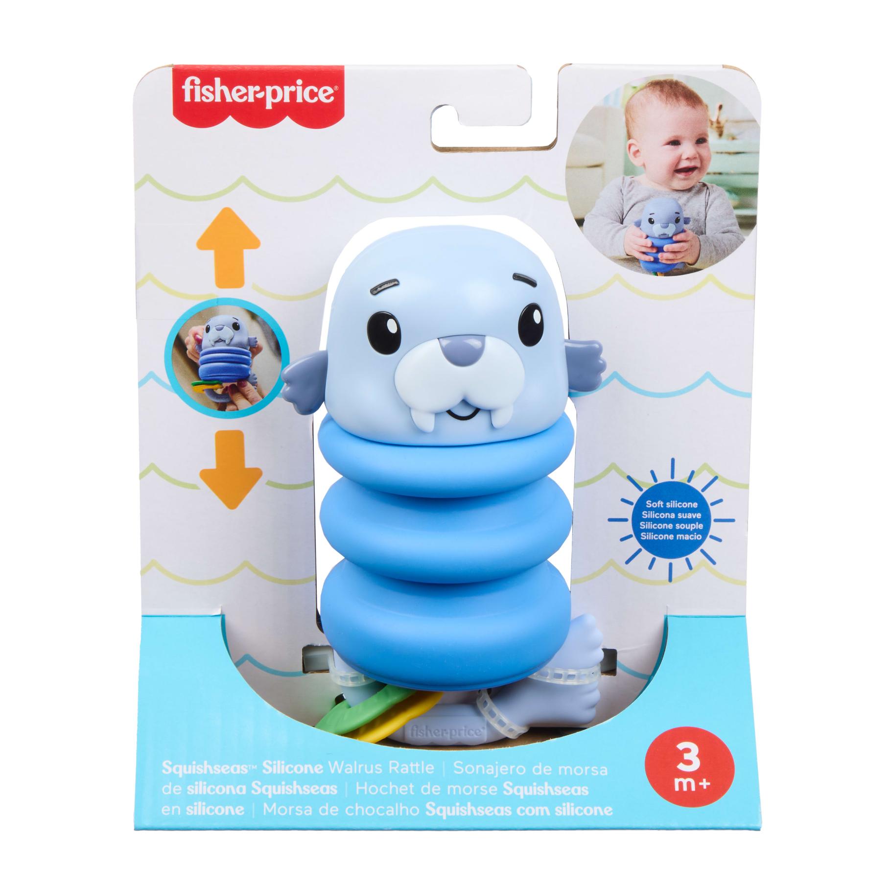 Top1Toys Fisher Price new born 2 in 1 pop up rammelaar assorti