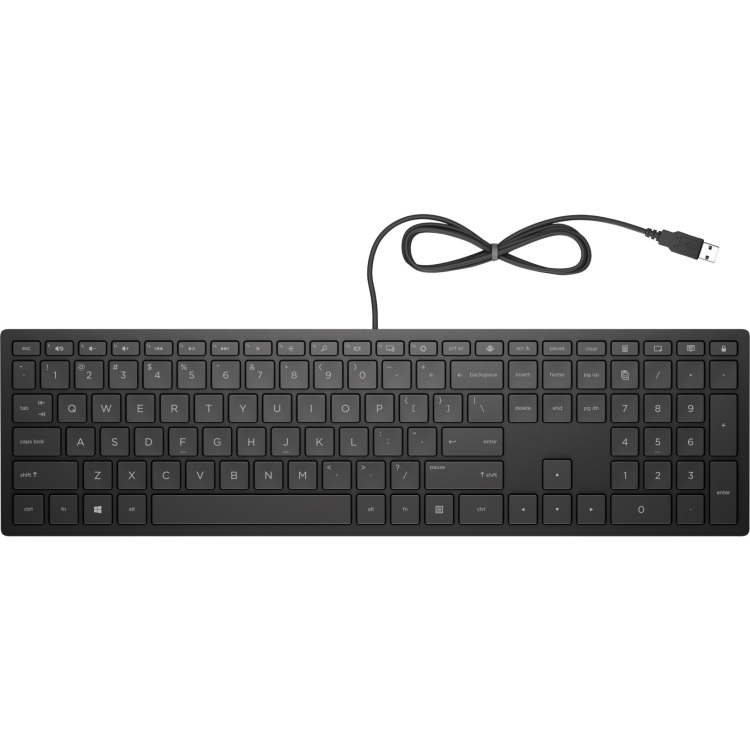 HP Pavilion 300 - Bedraad Toetsenbord - Azerty - Zwart